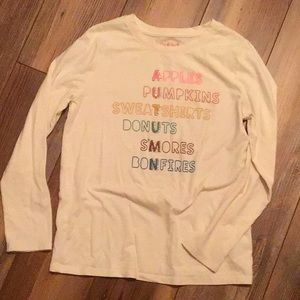 EUC Cat and Jack long sleeve tee